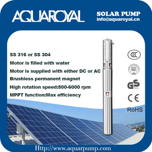 DC Solar well Pump_Permanent Magnet_DC brushless__4SP14_4